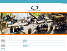 Tablet Screenshot of gymnasiumbeekvliet.nl